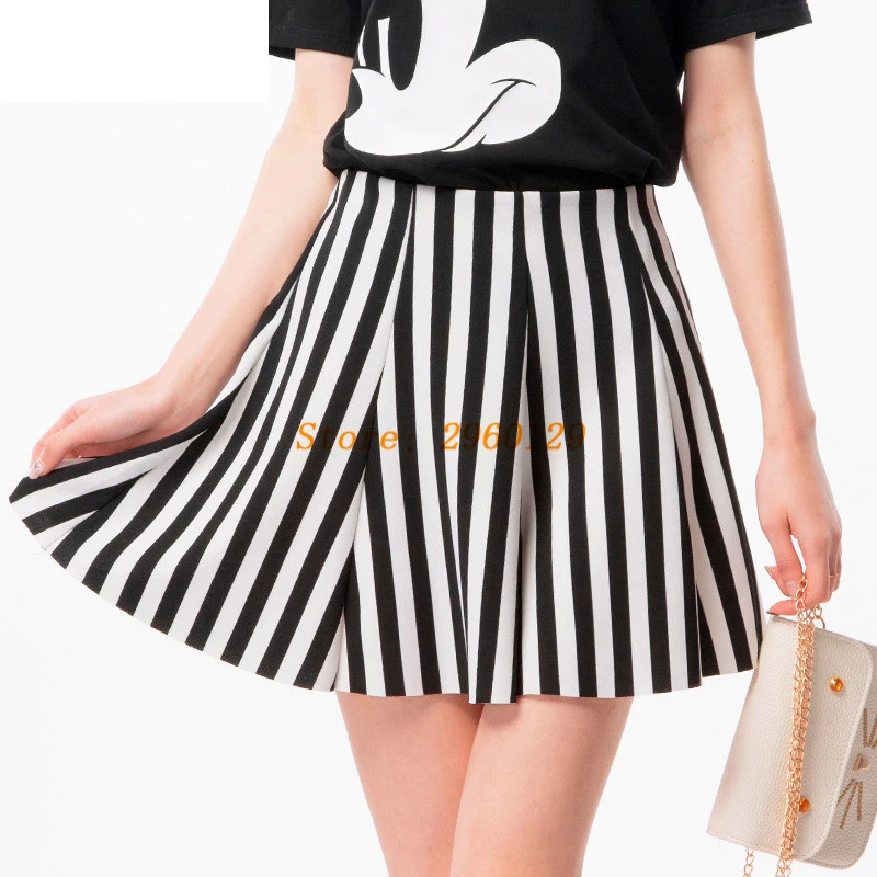 womens mini skirts summer striped A skirts women slim simple ALL match