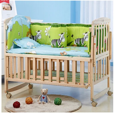 3 Niveaux Reglable Portable Lits Bebe A Bascule Lit Enfants Lits Avec Matelas Oreillers Aliexpress