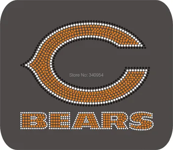 

bling team logo 10pcs/Lot, free shipping, hot fix motif, rhinestone transfer, iron on motif,wholesale price