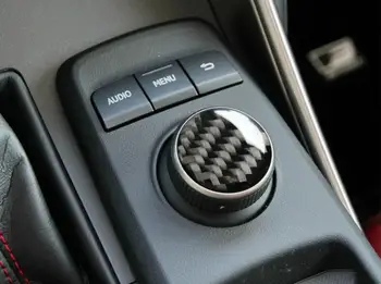 

For BMW X1 Real Carbon Fiber 1PC Car Central Control Multimedia Cover Trims Moldings Car Styling Accessories