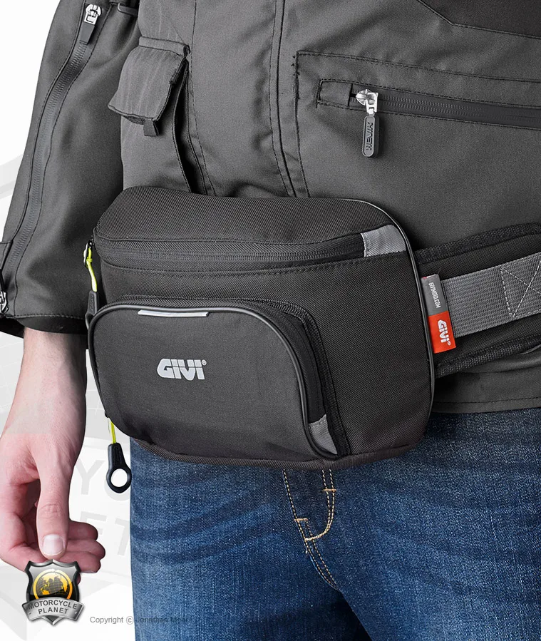 

GIVI Men's 2019 Waterproof Oxford Hip Bum Waist Pack Drop Leg Cross Over Bag Outdoor Bike Cycling Bag