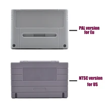 Substituição do Cartucho de Jogo de alta qualidade cartão De Plástico caso Da Habitação Shell Para SNES game Console (EUA JP Versão UE)