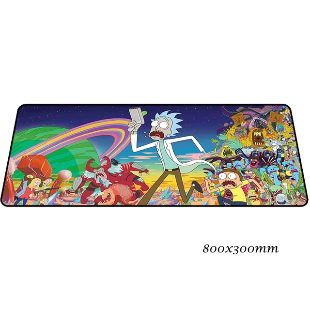 Rick And Morty mousepad 80x30cm hot sales gaming mouse pad gamer mat cute game computer desk