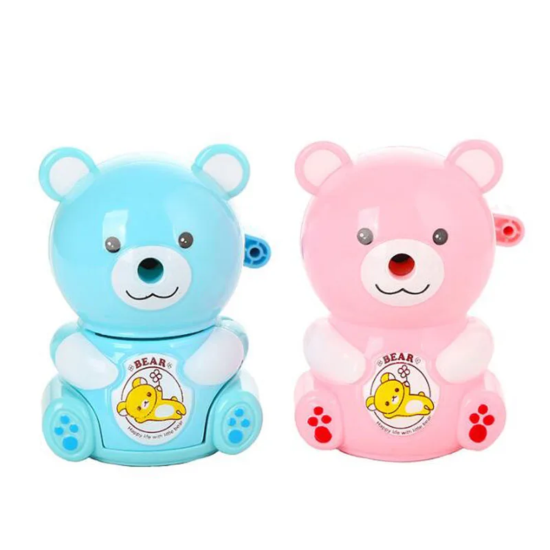 1 шт. автоматическая машинка для заточки карандашей Teddy Bear ручная ручка точилка