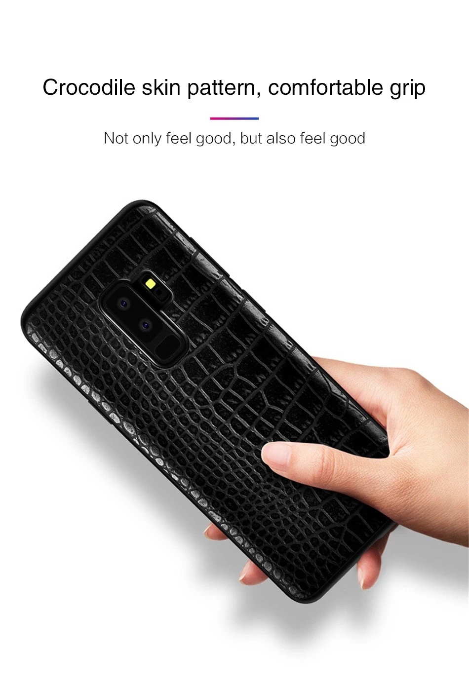 Retro Crocodile Snake Case For Samsung S8 S9 Plus Note8 Art Print PU Leather Soft Luxury Phone Back Cover For Samsung Note 8 S9 (10)