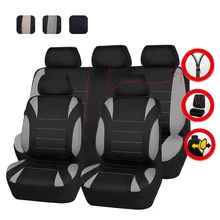 Car-pass Copertura Seggiolino Auto Nero Grigio Beige Auto Seat Covers EVA misura Universale per la maggior parte auto Airbag Compatibile Accessori interni