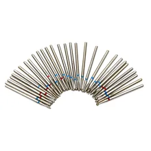 30 Pcs/set Kuku Seni Bor Bit Berlian Milling Rotary Burr Cutter File Bersih Listrik Alat Alat Mesin JIU55(China)