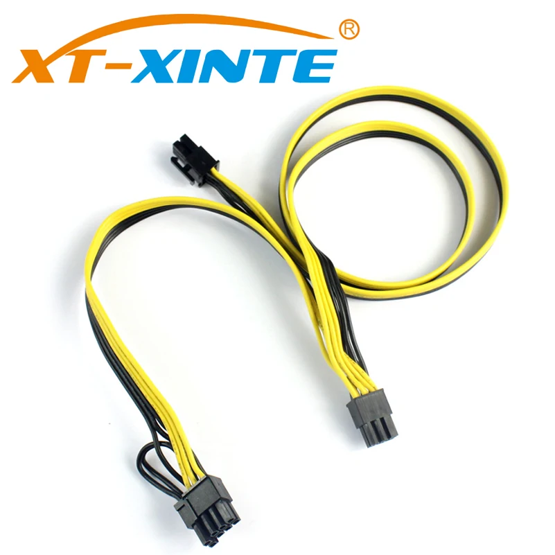 Modular PSU PCIe for Molex 6pin to 8pin Power Cable 6+2pin PCI Express Internal Splitter Ribbon Adapter Cable 18AWG for Mining