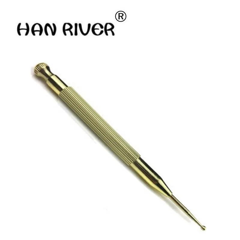 

HANRIVER 2018 1 pieces of high quality pure copper elastic ear probe/ear detection/ear agent cave
