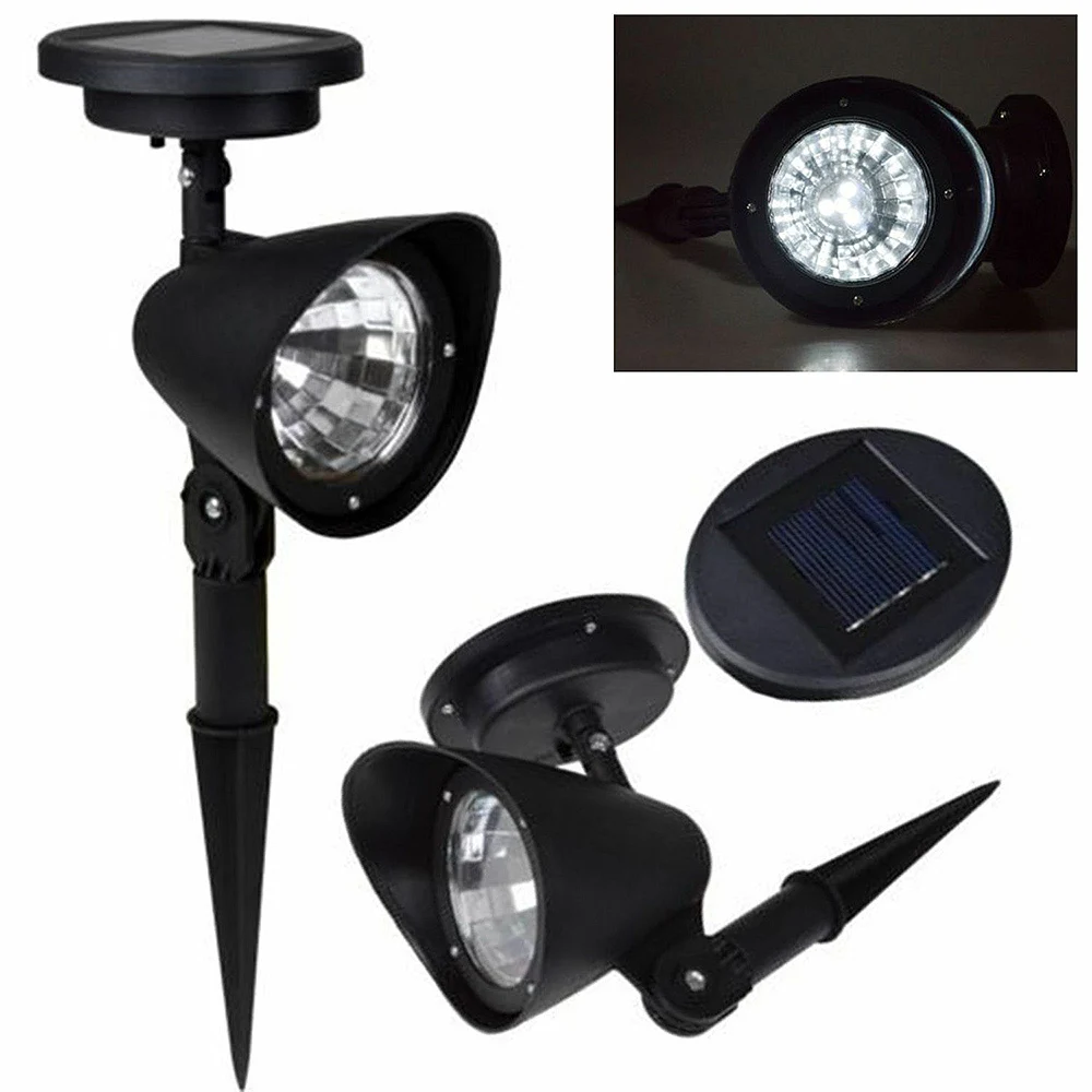

Solar Power Garden Lawn Lamp Spot Light Outdoor Lawn Landscape Path Spotlight 5W 1pc