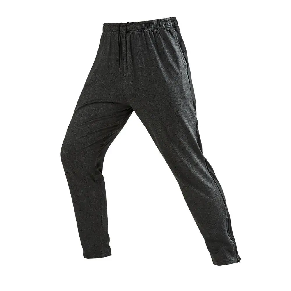 Черные мужские тренировочные штаны для бега Спортивная одежда для мужчин фитнес эластичные дышащие спортивные брюки Повседневная Спортивная кофта размер m-xxxl - Цвет: Серый