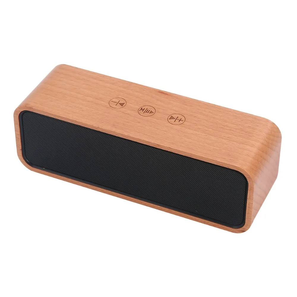 FELYBY S18 зеленый бамбуковый динамик из твердой древесины Bluetooth колонка объемный