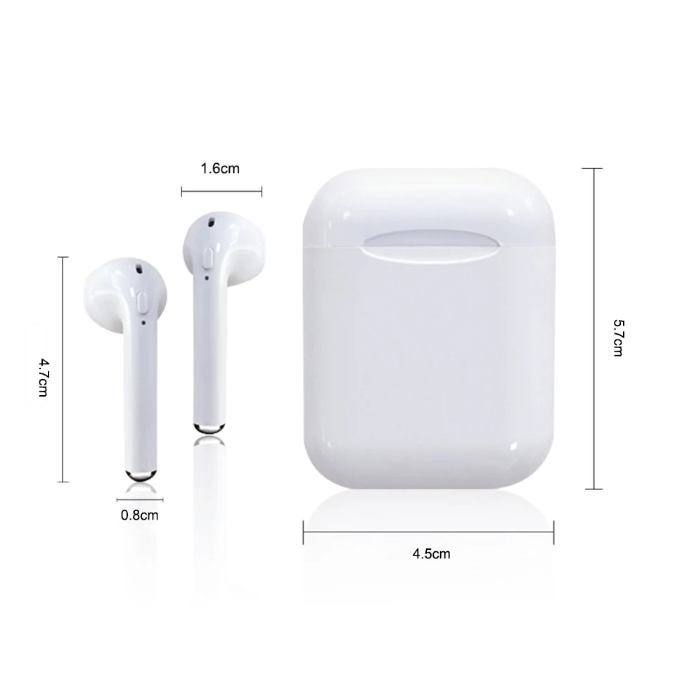 Bluetooth гарнитура X8S TWS стерео Спортивная Беспроводная bluetooth с белой зарядной