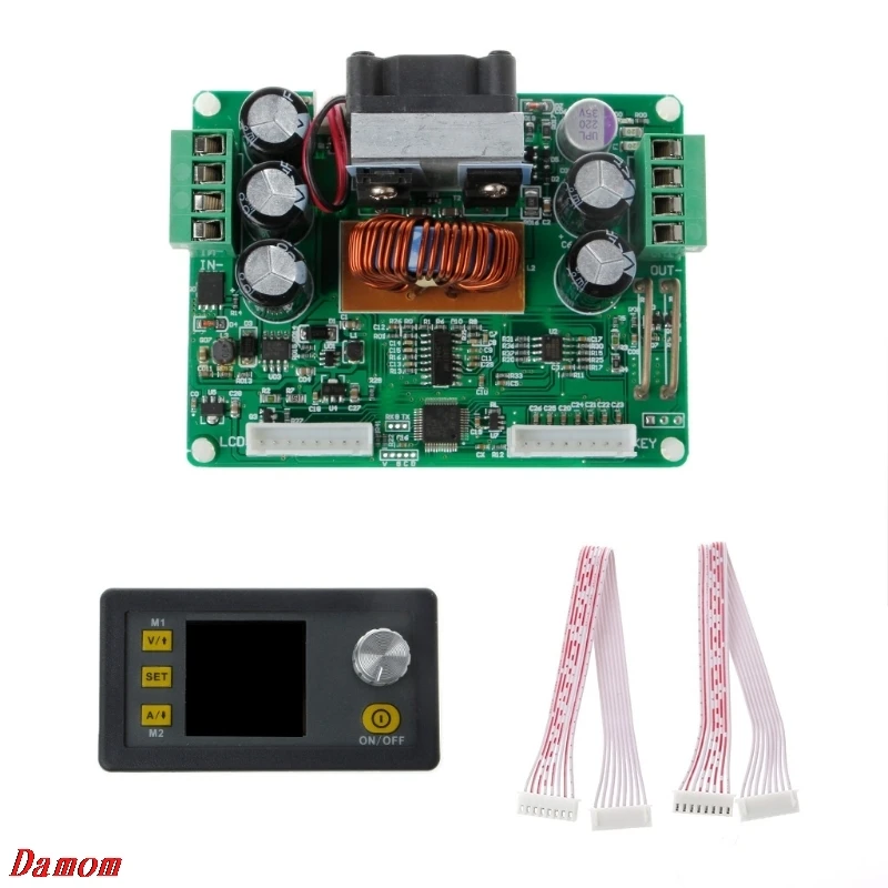 DPS3012 регулируемый Постоянное напряжение понижающий ЖК-модуль питания вольтметр