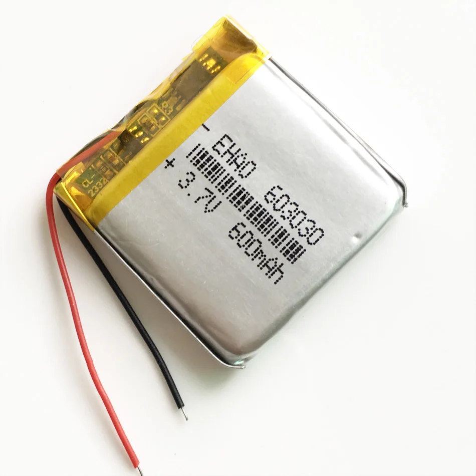 600mAh 603030 3.7V rechargeable li ion battery li polymer lithium battery for MP3 MP4 GPS DVD