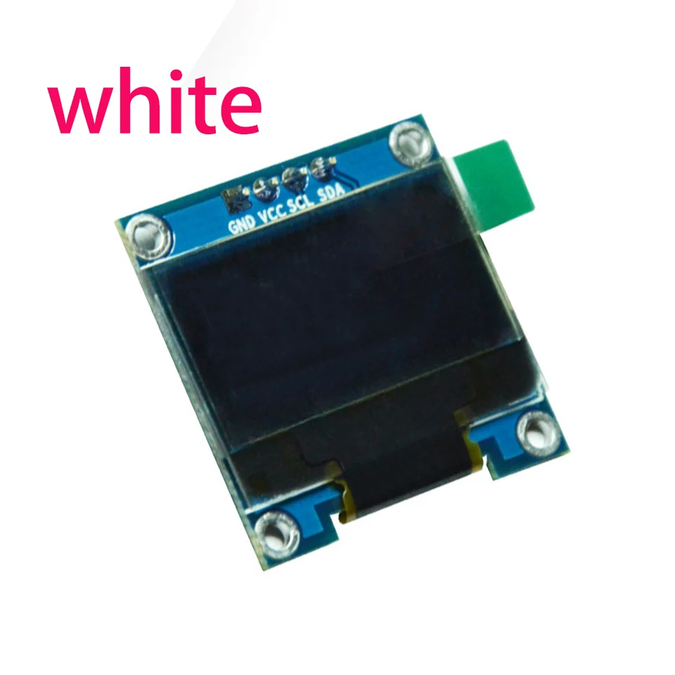 1pcs  White  color 128X64 OLED LCD LED Display Module for arduino 0.96 I2C IIC Serial new original with CaseI