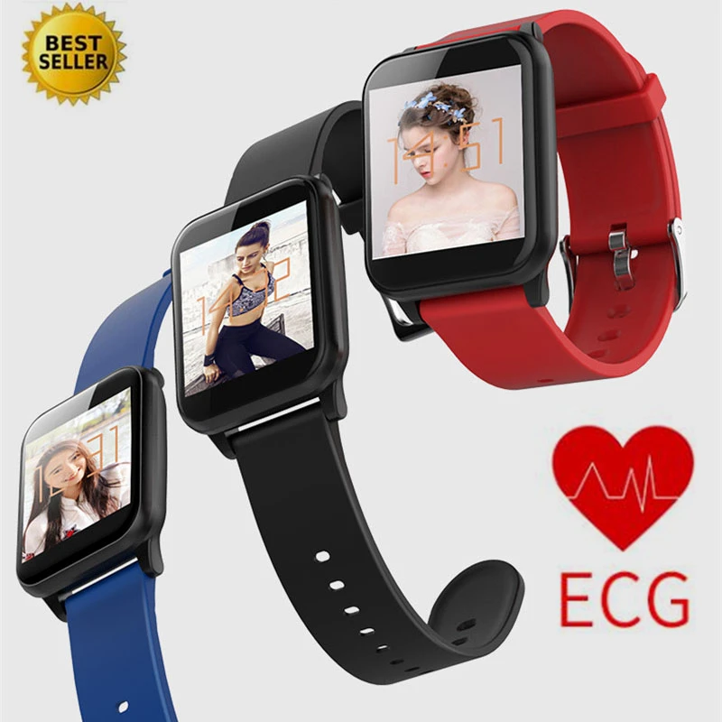 ECG PPG Smart Watch Heart Rate Blood Pressure Monitor Smartwatch Pedometer Call Reminder Sport Watch For IOS Android Saatler ECG PPG Smart Watch Heart Rate Blood Pressure Monitor Smartwatch Pedometer Call Reminder Sport Watch For IOS Android Saatler