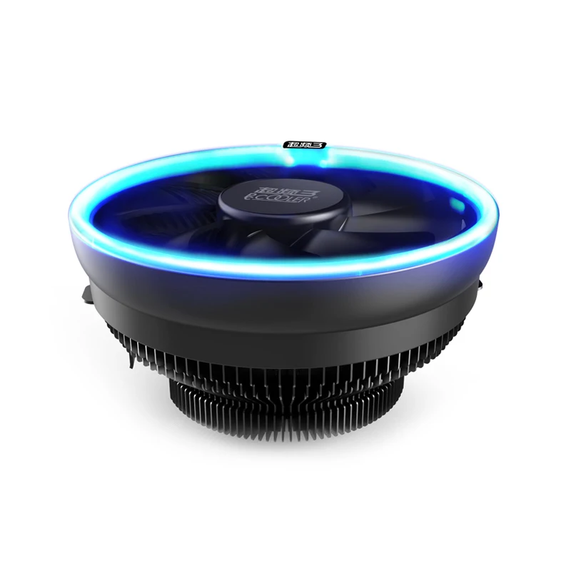 Кулер для процессора PcCooler 12 см 4 контаксветодиодный синяя диафрагма кулер ШИМ