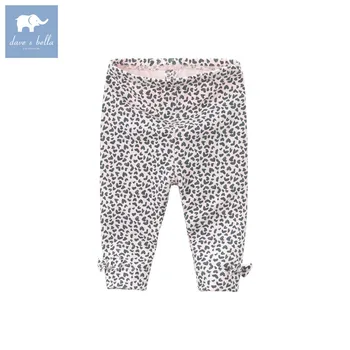 

DB5981 dave bella autumn infant baby girls full length gray pants children straight pants girl toddler trousers