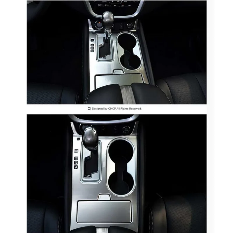 Tonlinker интерьерная передача/крышка для водосборника наклейка для Nissan Murano-18 автомобильный Стайлинг 2 шт Наклейка из нержавеющей стали