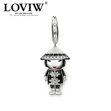 3D мини Серебряная Китайская классическая кукла Очаровательная подвеска милые ювелирные изделия женские стильные новые модные для детей подарок горячий Томас Сабор стиль