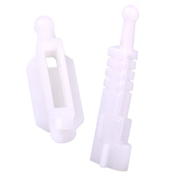 

beler New White Plastic Short & Long Headlight Lamp Adjuster Repair Mount Bracket Kit 63120027924 fit for BMW E39 528i 540i M5