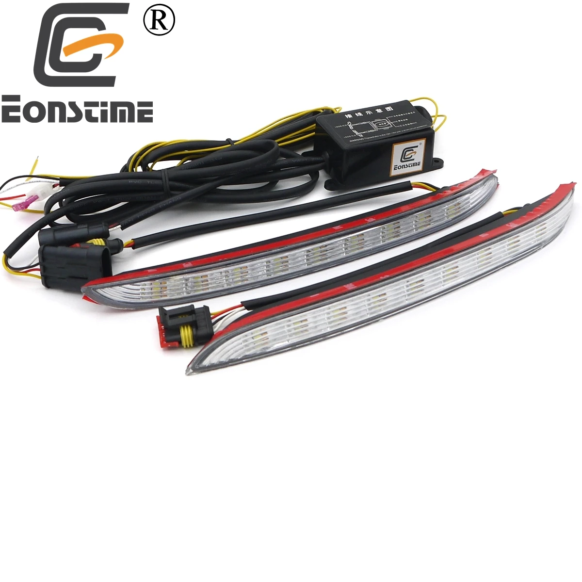 Eonstime 2pcs 12V High Bright Daytime Running Light DRL Fog Driving font b Lamp b font