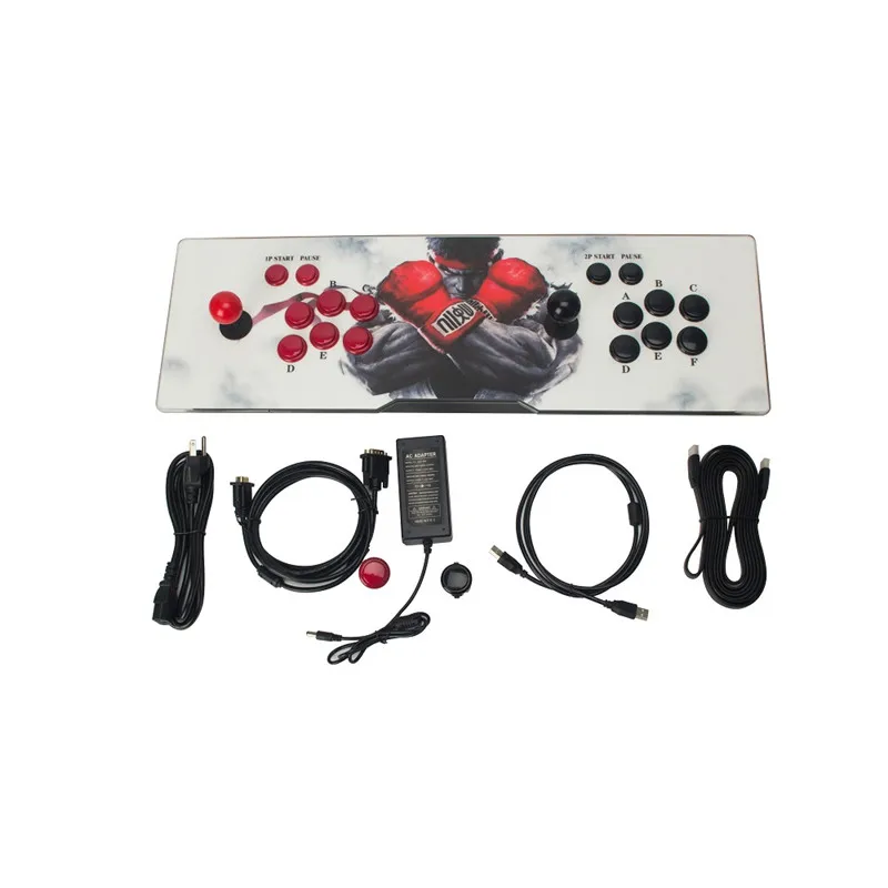 Pandora's Box 5 986 Arcade Console USB Joystick Buttons With Light 1 Player 2 Players Control Retro Game | Инструменты