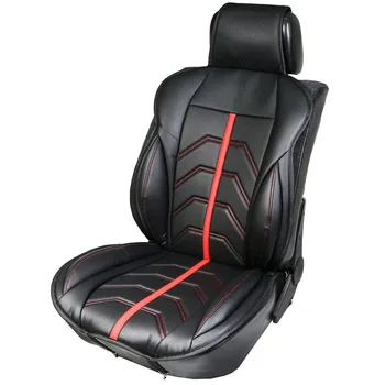 

TIROL 1 Pack PU Leather Universal Front Single Car Seat Covers Seat Cushion