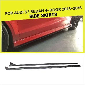 Углеродного волокна авто воздушного планки Air Vent украшения для Audi A3 Sline S3 Седан 4 двери 2013