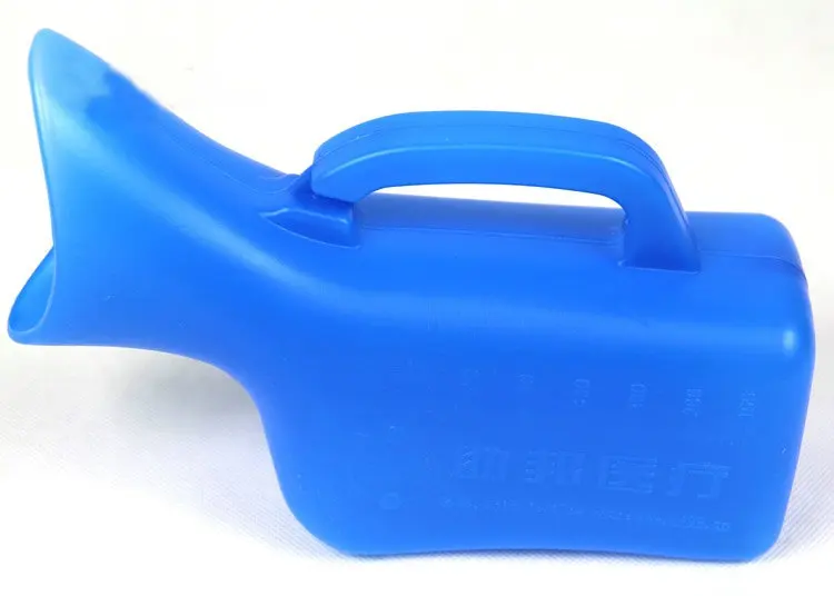 

free shipping 800ml Female piss pot bed pick urinal chamber pot urinal medical care device