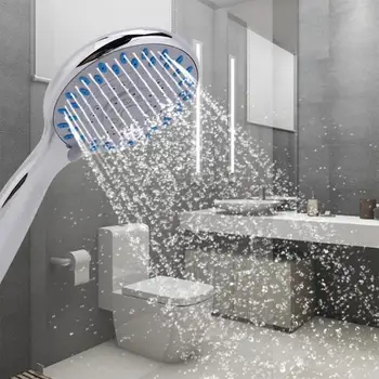 

2pcs Handheld Shower Head Adjustable Bathroom Water-Saving Sprayer pommeau de douche regendouche