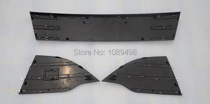 3 шт./компл. с гальваническим покрытием хромированный переднего бампера нижняя решетка гриль наборы для Ford Kuga Escape 2013