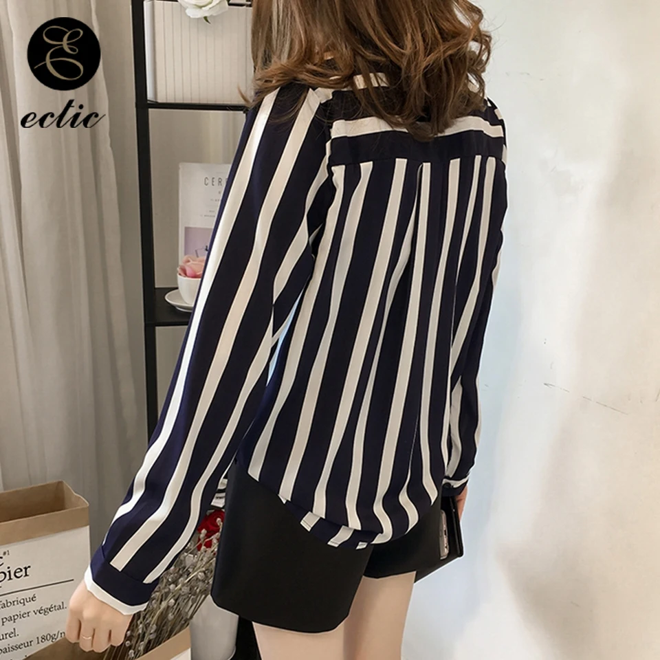 Полосатый Bluz кроше Moda размера плюс Vetement Femme 2021 пастельных Dames блузка Для женщин Modis