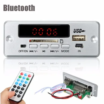 

CLAITE MP3 Radio FM Decoder Board bluetooth 12V5V Universal Audio Amplifier Board Wireless Module With USB TF Card For Car