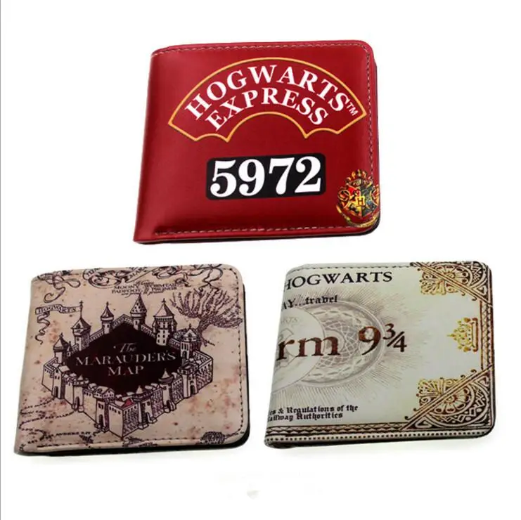 New Arrival Harry Potter Wallets Cartoon PU Leather Purse Men Women Dollar Price Card Holder Bags Birthday Gift Short Wallet New Arrival Harry Potter Wallets Cartoon PU Leather Purse Men Women Dollar Price Card Holder Bags Birthday Gift Short Wallet