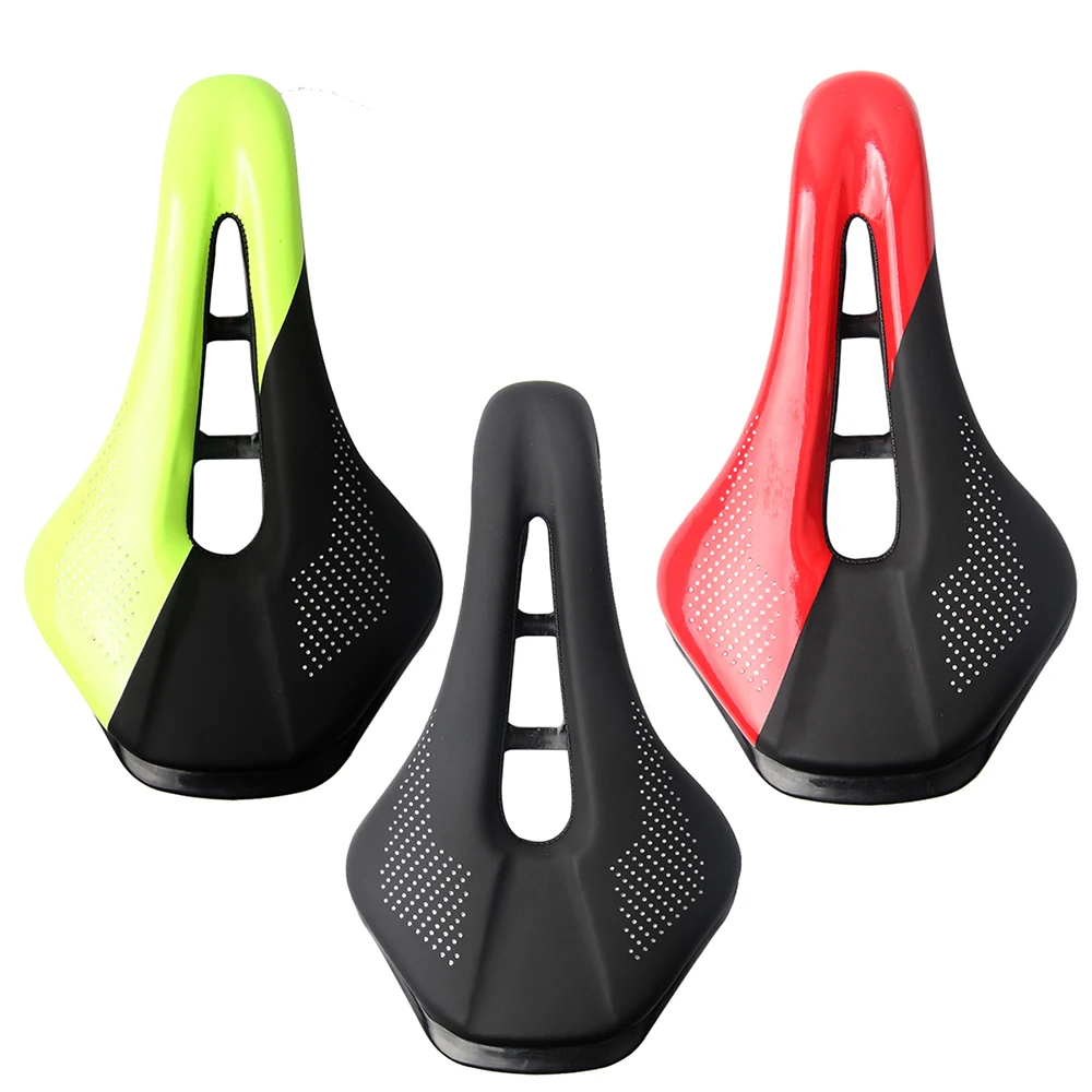 

Cycling Saddle Road Men Bicycle Seat Hollow Non-slip Breathable Soft New 2019 Bike Saddle Black Bicycle Accessories
