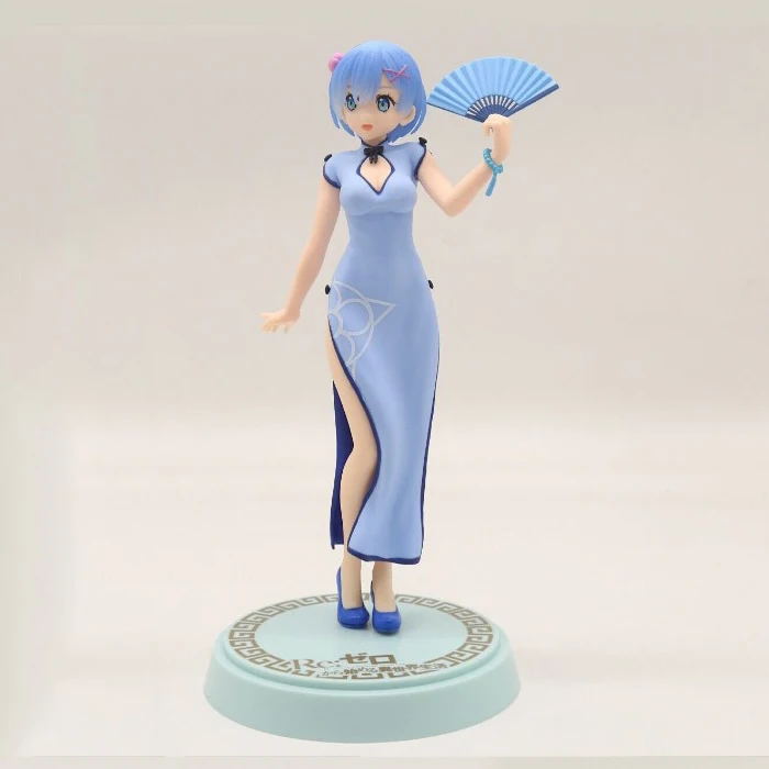 Re: жизнь в другом мире от zero Rem Ram cheongsam стоящая осанка сексуальные девушки аниме