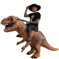 T-REX dinosaur Inflatable costume for Carnival day Adult Fancy Dress Costume Halloween costume for woman men