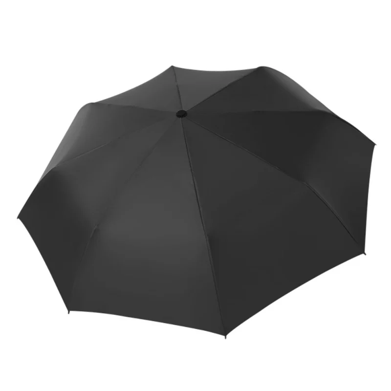 Легкий для путешествий из трех складной ветрозащитный зонт автоматический женский зонт в близко зонтики солнце и дождь УФ Защитный зонтик взрослых Зонты - Цвет: B