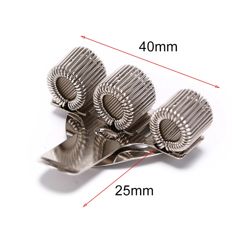 

1 Piece Triple Hole Metal Pen Holder With Pocket Clip - Doctors, Nurse, Uniform etc