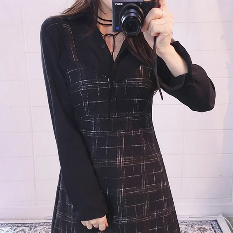 Women Office Chiffon Shirt Long Sleeve Turn-Down Collar Casual Blouse Tops Ladies Solid Single-Breasted White Blusa Feminina