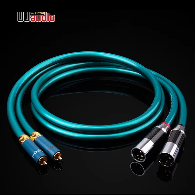 1 пара HIFI RCA на XLR аудио кабель/8N OCC Ortofon кабель|Кабели VGA| |