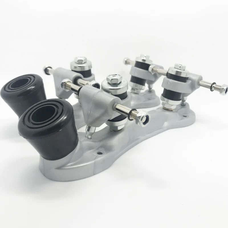 زلاجات دوارة لوحة الطاقة داين التوجه الهندسة البلاستيكية ، الأساس ، إطار ، ترايبود ، مجموعة كاملة الفضة رمادي