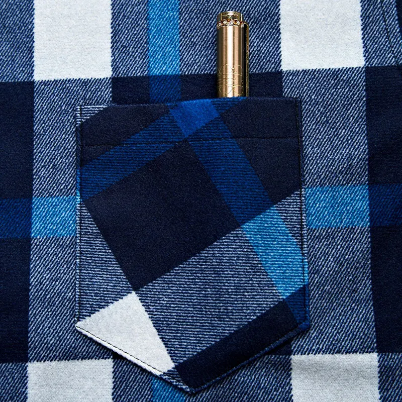 R.N.J. Brand Classic Patchwork Plaid Shirts Mens Clothes 2018 Long Sleeve Mens Dress Shirts Casual Slim fit Men Social Shirt