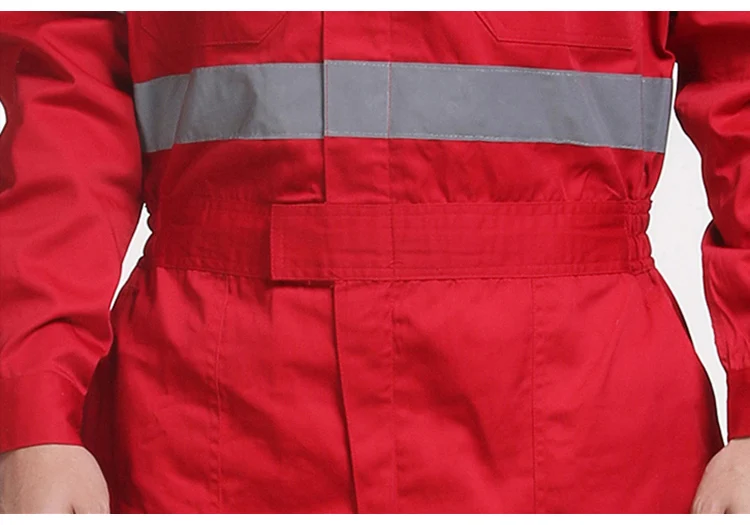 Work Coveralls Men Women Long Sleeve Wear-resistant Working Overalls Reflective Strip Safety Clothing Repairman Factory Uniforms (9)