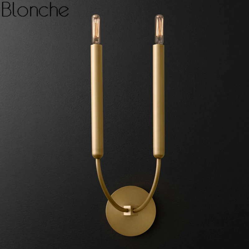 

Modern Gold Wall Lamps Bedroom Bedside Bathroom Lamp Nordic Metal Led Wall Sconce Mirror Light Fixture Loft Home Decor Luminaire