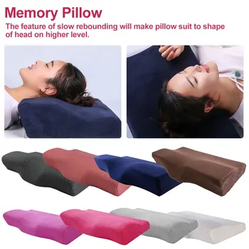 

Butterfly Shaped Cervical Pillow Memory Foam Pillow Protection Slow Washable Breathable Cover