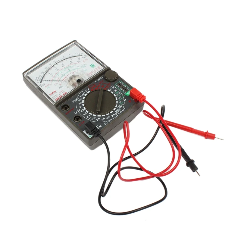 Аналоговый мультиметр de-960tr AC DC Вольт ток Ома тестирование Электрический мультитестер