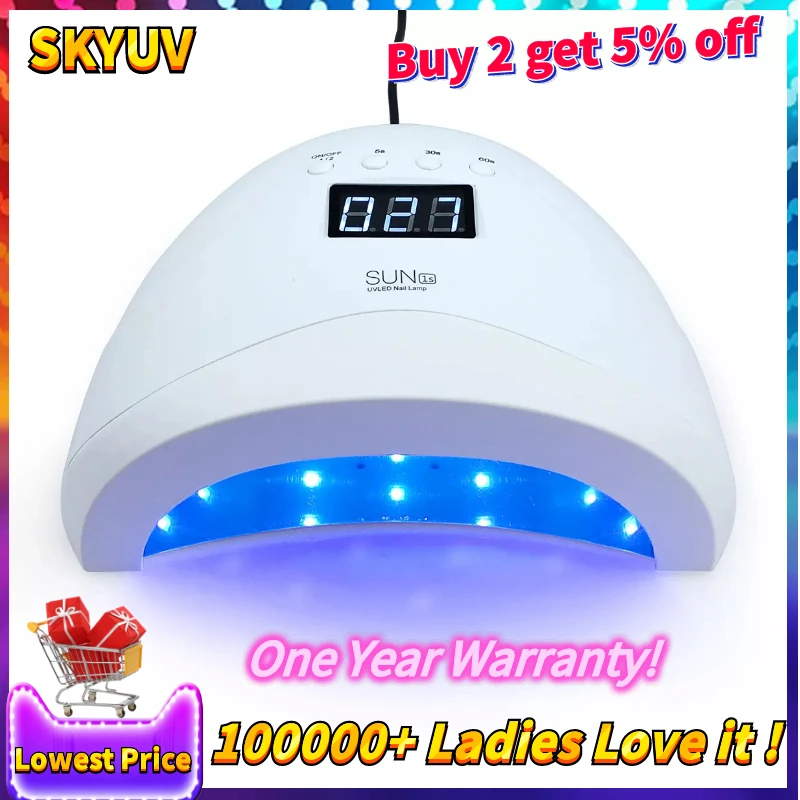 

Professional Nail Lamp 48W /24w UV LED Nail Lamp Automatic Sensor Ice Lamp for Nail Dryer for All Gel Polish Nail Art Tool